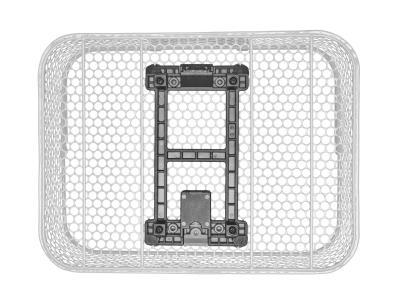 Electra Basket Electra Honeycomb Low Profile MIK Black Rea Produktbild 3