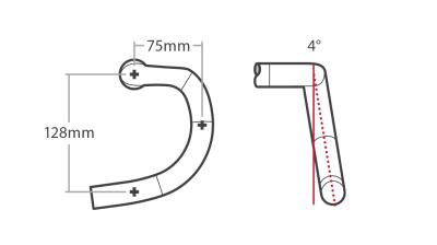 Bontrager Lenker Bontrager Pro IsoCore VR-SF Road 31,8mm 42c Produktbild 6