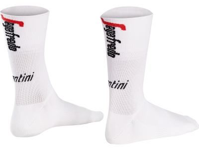 Santini Socke Santini Trek-Segafredo Sommer M/L White/Blue Produktbild 1