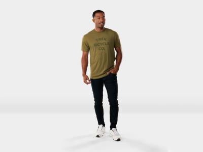 Trek Oberteil Trek Bicycle Tonal T-Shirt S Olive Produktbild 5