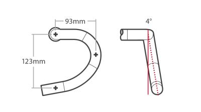 Bontrager Lenker Bontrager Elite Aero VR-CF 42cm Black Produktbild 2