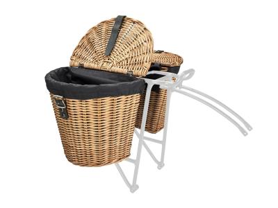 Electra Basket Electra Rattan Panniers w/Liner Natural Rea Produktbild 3