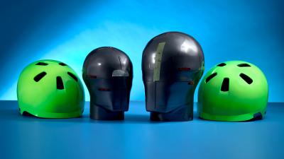 Bontrager Helm Bontrager Jet WaveCel Child Vis Green/Royal C Produktbild 9