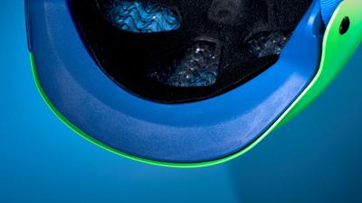 Bontrager Helm Bontrager Jet WaveCel Child Vis Green/Royal C Produktbild 14