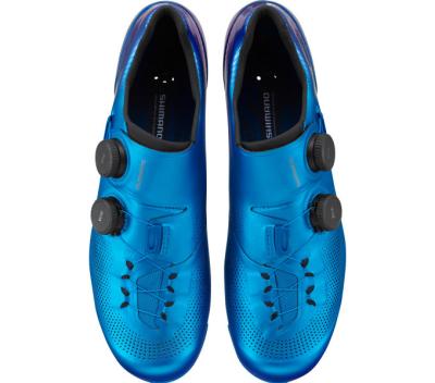SHIMANO SHIMANO Fahrradschuhe RC903 Damen/Herren Road SPD-SL Gr&ouml;&szlig;e 45 breit Blau Produktbild 1