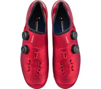 SHIMANO SHIMANO Fahrradschuhe RC903 Damen/Herren Road SPD-SL Gr&ouml;&szlig;e 44 Rot Produktbild 1