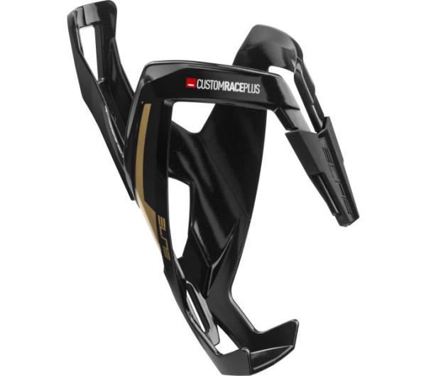 ELITE ELITE Flaschenhalter Custom Race Plus Schwarz/Gold Gl&auml;nzend