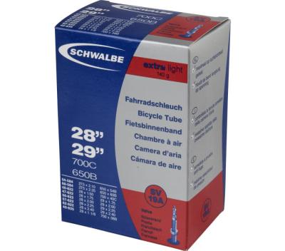 Schwalbe SCHWALBE SCHLAUCH SV19A EXTRA LIGHT 40/62-584/635 40mm Produktbild 1