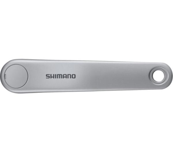 SHIMANO Kurbelarm SHIMANO E-BIKE SYSTEMS FC-E5000 Links 175mm Silber