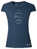 VAUDE Women's Tekoa Wool T-Shirt dark sea uni Größ 34