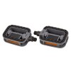 MATRIX Trekking-/Comfort-/City Pedal PE18 Gewinde: 9/16 Zoll | grau / schwarz | SB-Verpackung