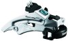 SHIMANO Umwerfer Tourney FDTX800 silber | Top Swing Schelle | Ausführung: 66-69 Grad | 7/8-fach | Dual Pull