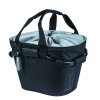 BASIL Front Basket Carry All Noir KF Befestigung: KF Adapterplatte | midnight black