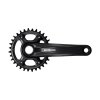 SHIMANO Kettenradgarnitur FCMT610 2-PIECE schwarz | Kurbellänge: 175 mm | Für Lagerschalen BB-MT800, BB-MT800-PA / 142 u. 148 mm Einbaubreite hinten