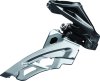 SHIMANO Umwerfer Deore FDM6000 silber | Side Swing Schelle 34,9 | 10-fach | Front Pull | Ausführung: High Clamp 66-69 Grad