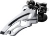 SHIMANO Umwerfer Deore silber | Side Swing Schelle 28,6/31,8/34,9 | Ausführung: Low Clamp 66-69 Grad | 10-fach | Front Pull