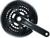 SHIMANO Kettenradgarnitur Deore FCT6010 Hollow. II schwarz | 48 x 36 x 26 Zähne