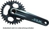 SHIMANO Kurbelarmsatz SLX FCM71001 Hollow. II schwarz | Kurbellänge: 175 mm | Für Lagerschalen: BB-MT800/BB-MT800-PA