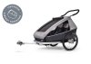 CROOZER Kinderanhänger Kid Keeke 2 Ausführung: 1-2 Kinder | Stone grey