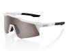 100% Speedcraft XS - HiPER Mirror Lens  unis Matte White HiPER Silver