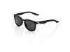 100% Hudson - Smoke Lens  unis Soft Tact Black