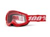 100% Strata 2 Junior Goggle - Clear Lens FA23  unis red