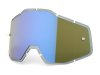 100% Injected Mirror Lens anti-fog f Racecraft/Accuri/Strata  unis Blue Mirror / Smoke Anti-Fog