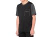 100% Ridecamp Youth Jersey  L Black/Charcoal