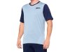 100% Ridecamp Short Sleeve Jersey   L Light Slate / Navy