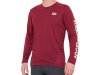 100% Airmatic Long Sleeve Jersey  XL Merlot