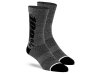 100% Rythym socks (merino)  L/XL Charcoal/Heather