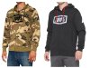 100% Syndicate full-zip Hoodie  L camo black/green