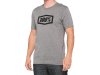 100% Icon T-Shirt  M Heather Grey