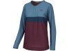 iXS Flow XTG Women's Long Sleeve Henley  34 Raisin / Marine