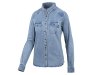 iXS Carve Digger Organic Denim Women Shirt  44 Washed Blue