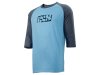 iXS Brand Tee 3/4 6.1 T-Shirt  XXL light blue / night blue