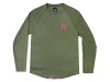 Muc Off Long Sleeve Riders Jersey  Unisex L green/pink