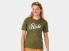 Trek Shirt Trek Evoke Tech Tee Women Small Black Olive