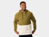 Trek Oberteil Trek Color Block Hoodie XXL Olive/Cream