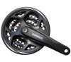 SHIMANO Kurbelgarnitur ALTUS FC-M311 7-fach/8-fach 175 mm 48-38-28 Zähne Schwarz