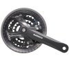 SHIMANO Kurbelgarnitur ACERA FC-M361 7-fach/8-fach 175 mm 48-38-28 Zähne Schwarz