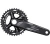 SHIMANO Kurbelgarnitur DEORE FC-M4100 10-fach 170 mm 36-26 Zähne Schwarz