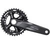 SHIMANO Kurbelgarnitur DEORE FC-M5100 11-fach 170 mm 36-26 Zähne Schwarz