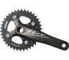 SHIMANO Kurbelgarnitur ZEE FC-M645 10-fach 165 mm 36 Zähne Schwarz