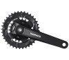 SHIMANO Kurbelgarnitur  FC-MT101-2 170 mm 36-22 Zähne Schwarz