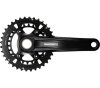 SHIMANO Kurbelgarnitur FC-MT610 12-fach 170 mm 36-26 Zähne Schwarz