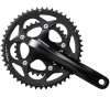 SHIMANO Kurbelgarnitur FC-RS400 10-fach 170 mm 50-34 Zähne Schwarz