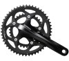 SHIMANO Kurbelgarnitur FC-RS400 10-fach 175 mm 50-34 Zähne Schwarz