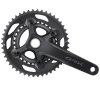 SHIMANO Kurbelgarnitur GRX FC-RX600-10 10-fach 165 mm 46-30 Zähne Schwarz