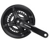 SHIMANO Kurbelgarnitur  FC-TY501 7-fach/8-fach 170 mm 46-30 Zähne Schwarz